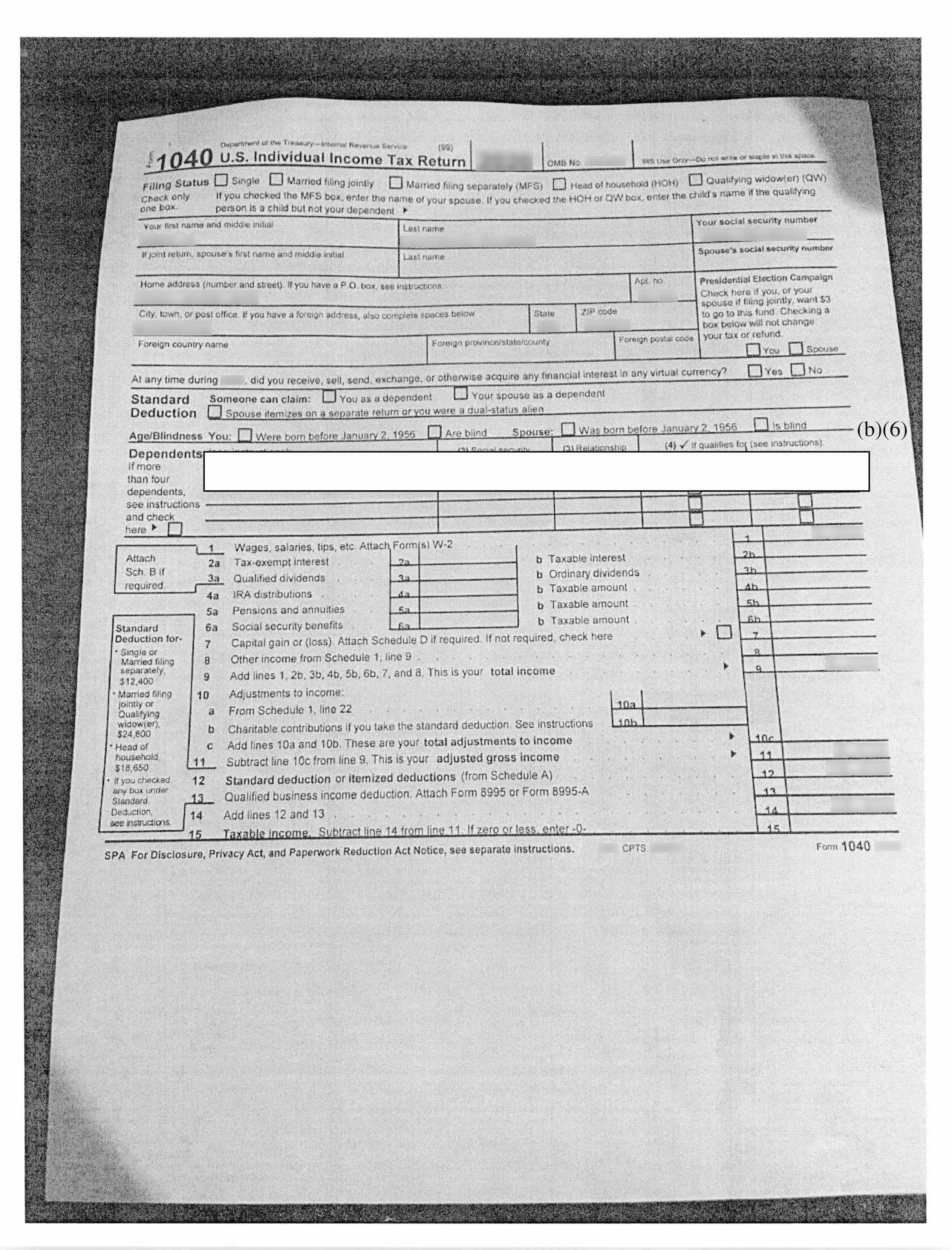 USCIS FOIA sample page