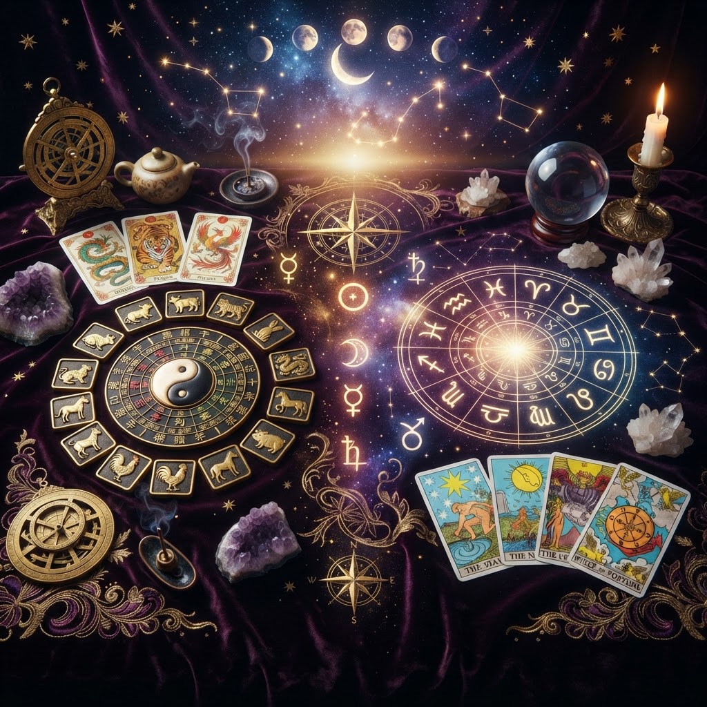 Astrologie Chinoise vs Occidentale : Le Guide Complet pour Comprendre votre Destin