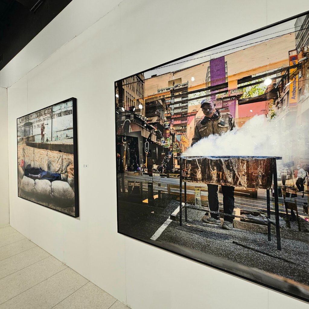 Contemporary African art artwork sculpture painting exhibition AOCA gallery San Francisco