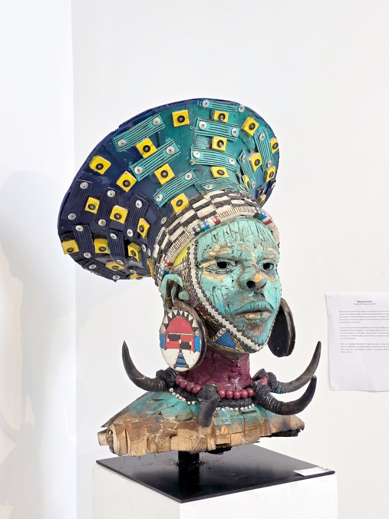 Contemporary African art artwork sculpture painting exhibition AOCA gallery San Francisco