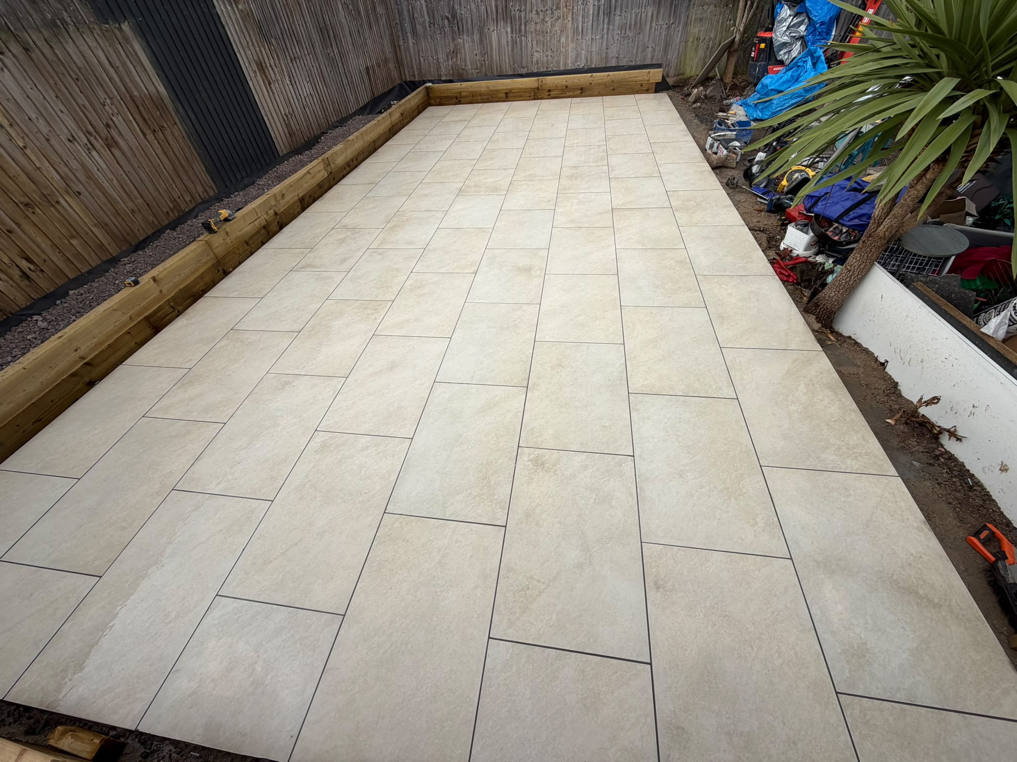 Large-Format Paving Installation