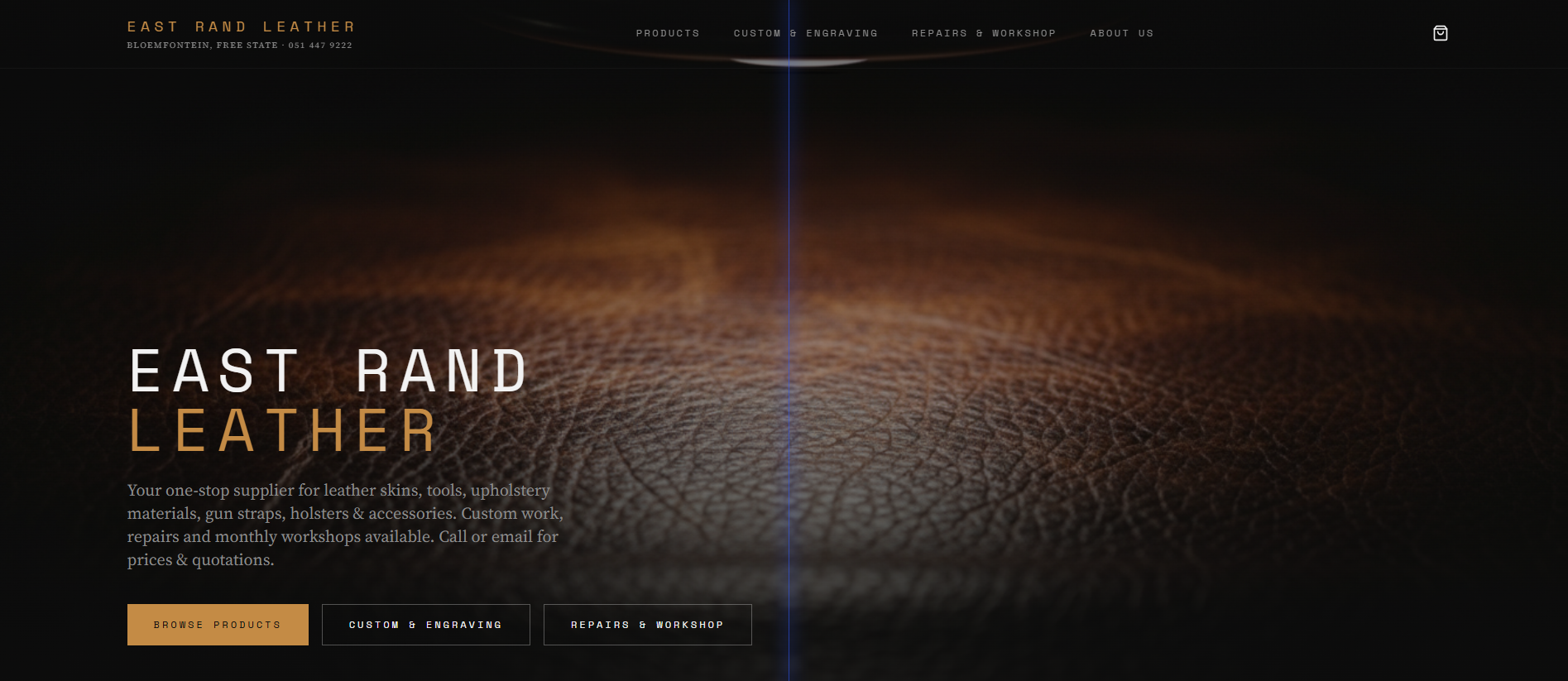 EastRandLeather template preview