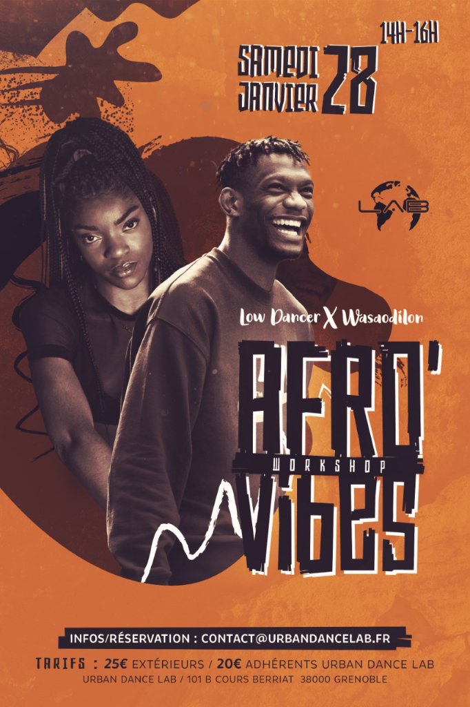 Afro Vibes Workshop - Low Dancer x Wasaodilon