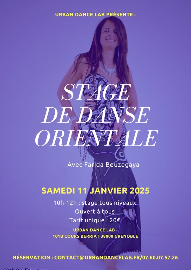 Stage de Danse Orientale - Janvier 2025
