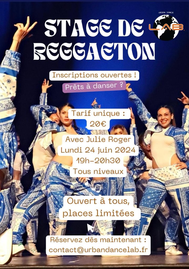 Stage de Reggaeton avec Julie Roger