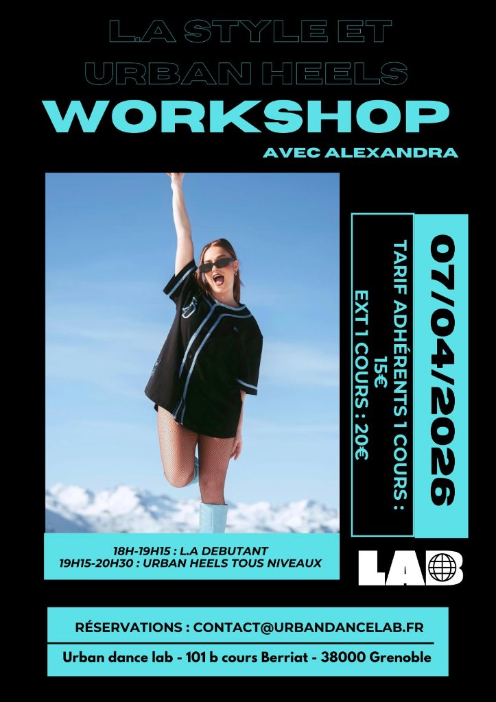 Workshop L.A Style & Urban Heels avec Alexandra