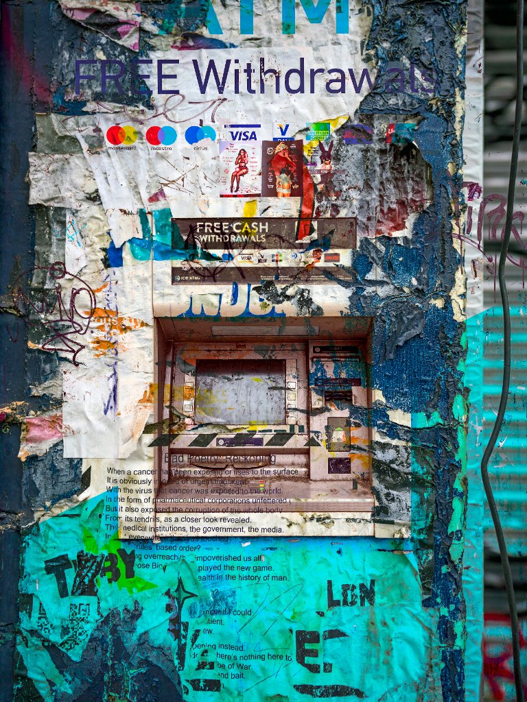 Withdraw by Clint Strydom, 2024, London. Fine art photography print, limited edition.