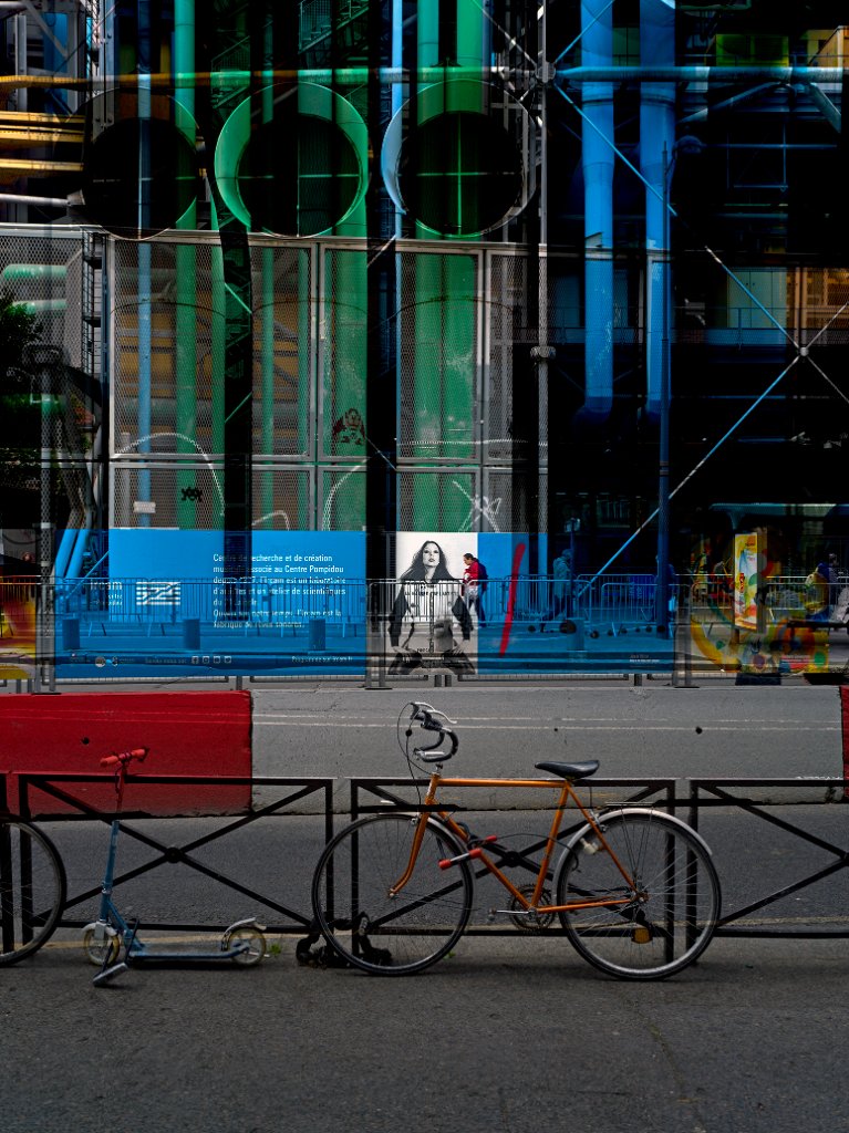 Across from the Pompidou