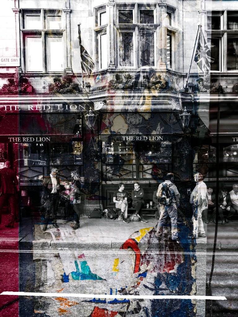 The Red Lion by Clint Strydom, 2024, London. Fine art photography print, limited edition.