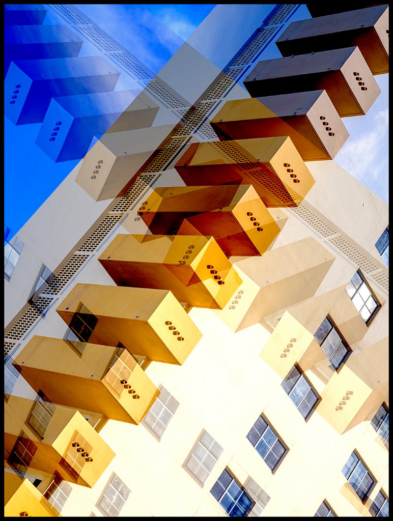 Building in Yellow and Blue