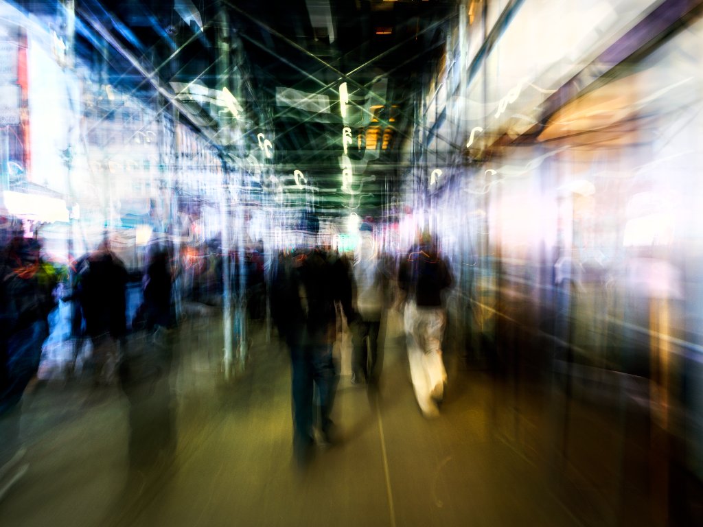 Walking Through, New York