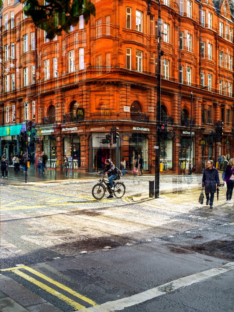 Street Corner London by Clint Strydom, 2024, London. Fine art photography print, limited edition.