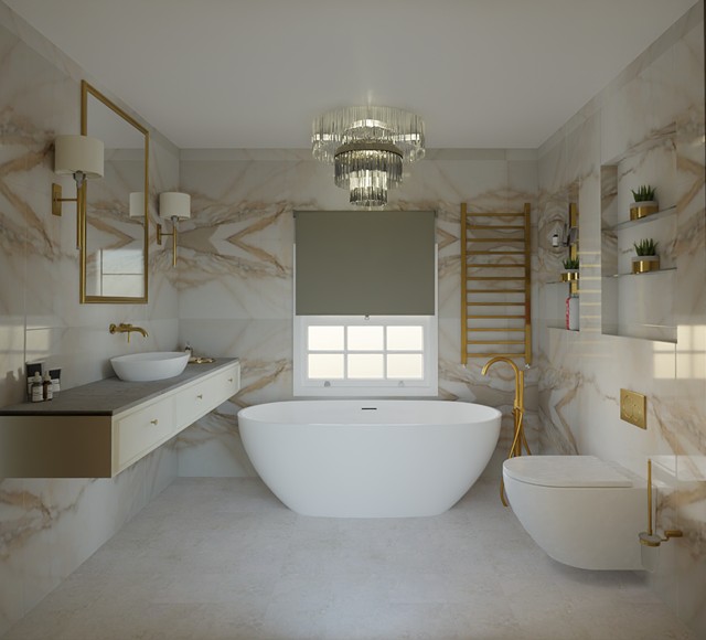 Luxury bathroom design by CKD Ltd