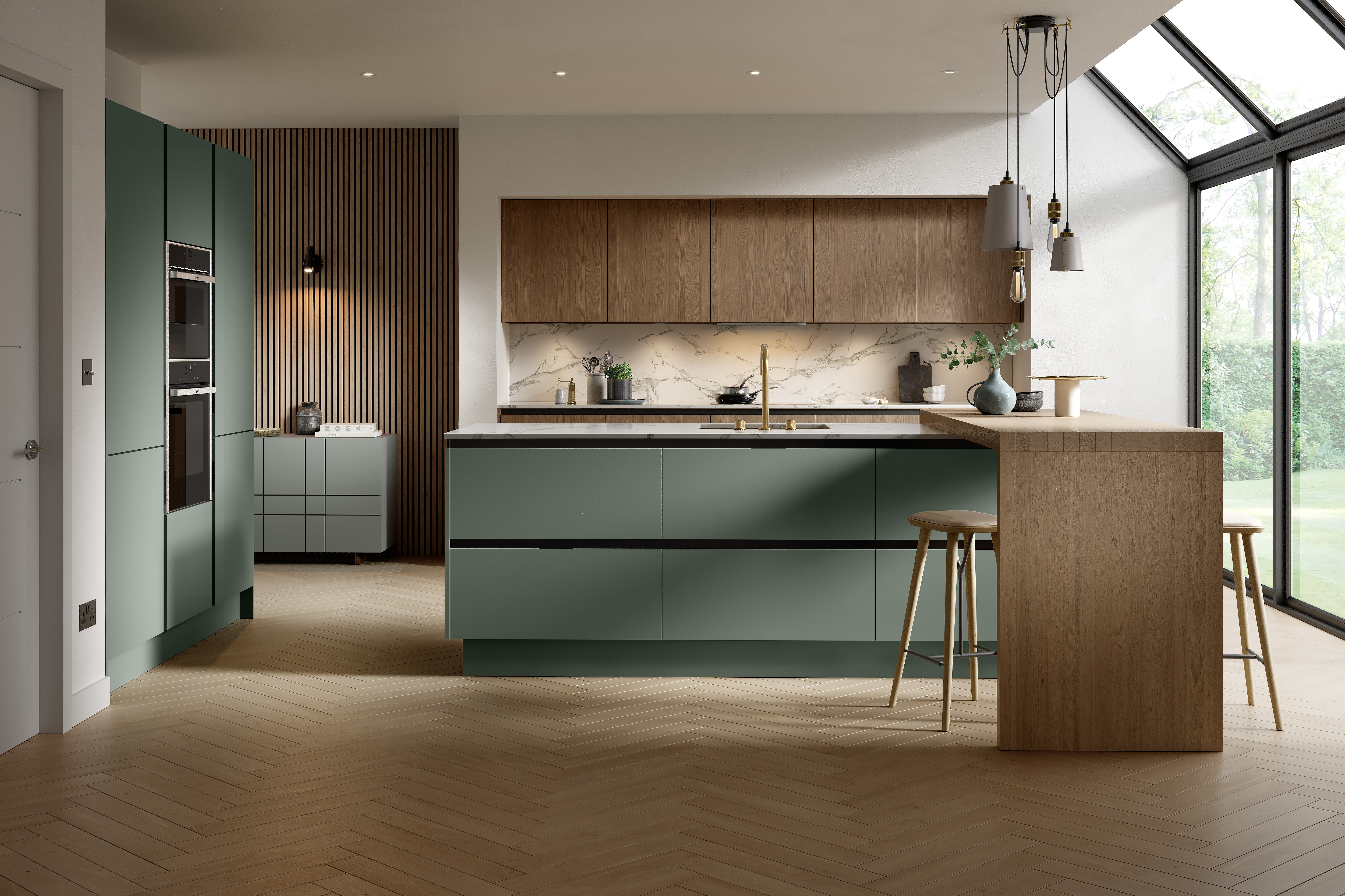 Kitchen design joinery detail by CKD Ltd