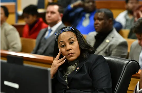 Fani Willis in courtroom during disqualification hearing