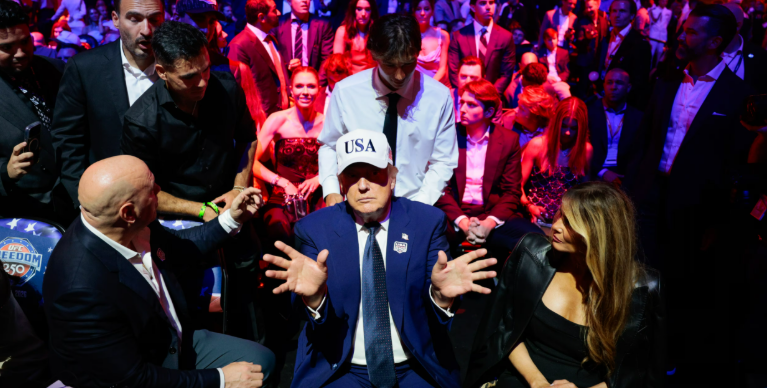UFC Freedom 250 — Trump at the White House event targeted for assassination