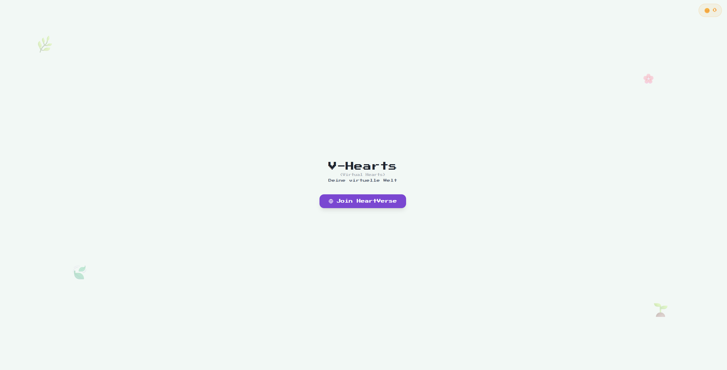 Virtual Hearts template preview
