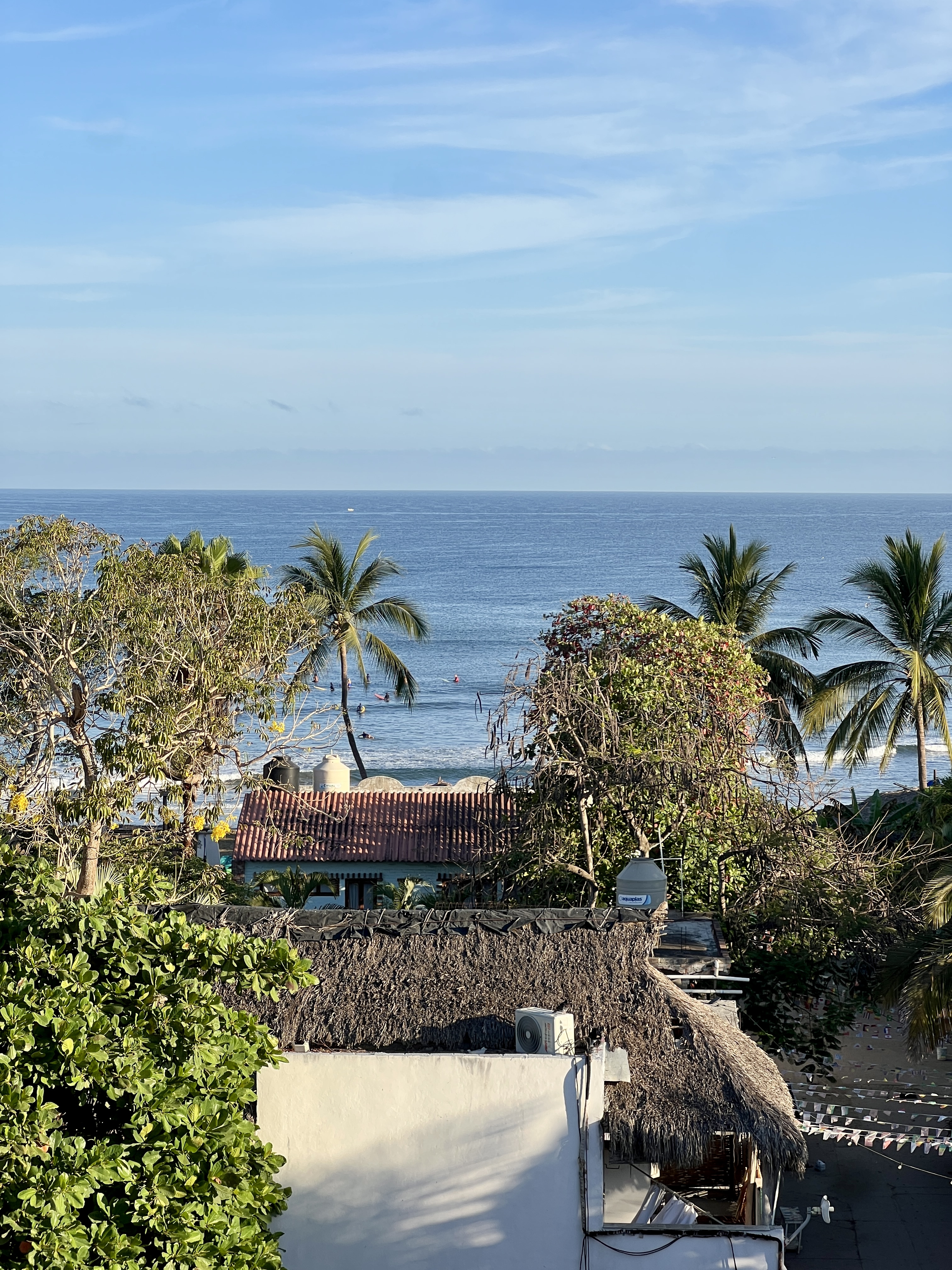 Elevated view over the Sayulita coast