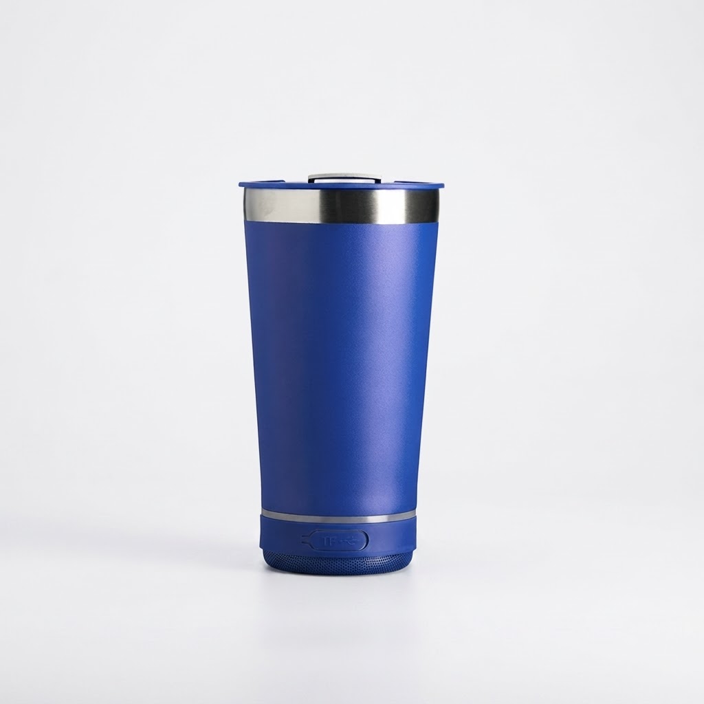 Copo Térmico 400ml com Caixa de Som