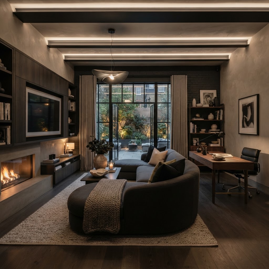 Multifunctional family room.