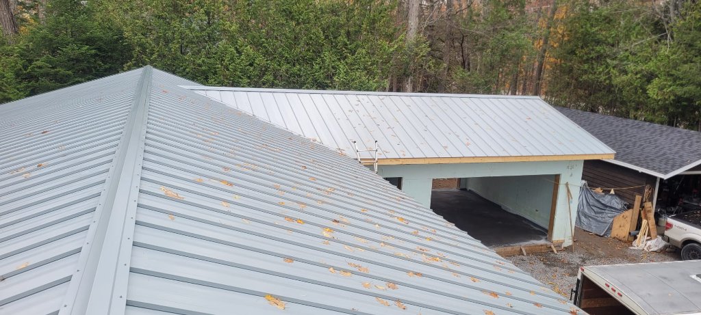 Snap-lock standing seam installation 6