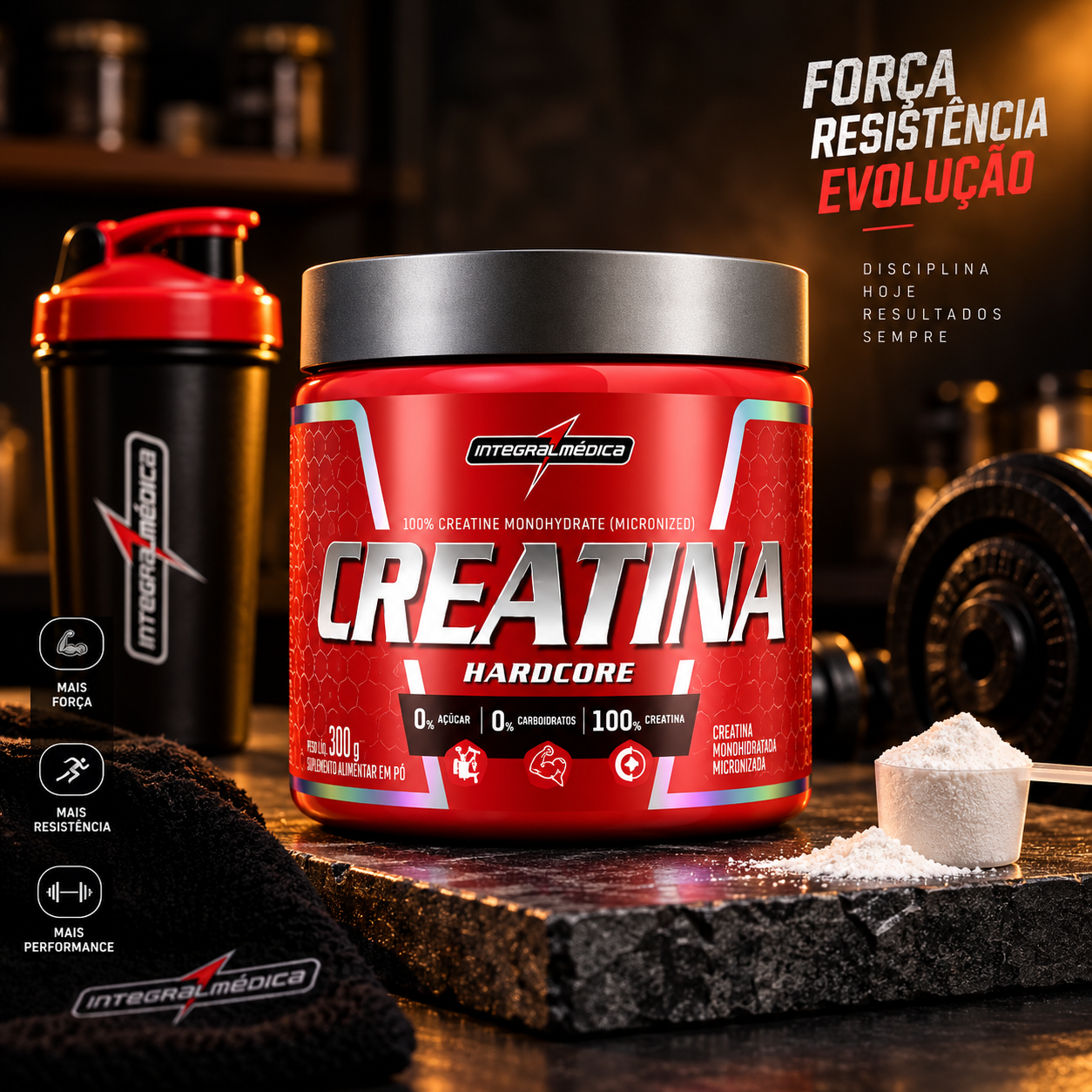Creatina Hardcore 300g