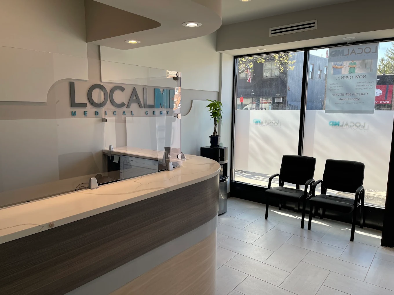 LocalMD Maspeth reception desk