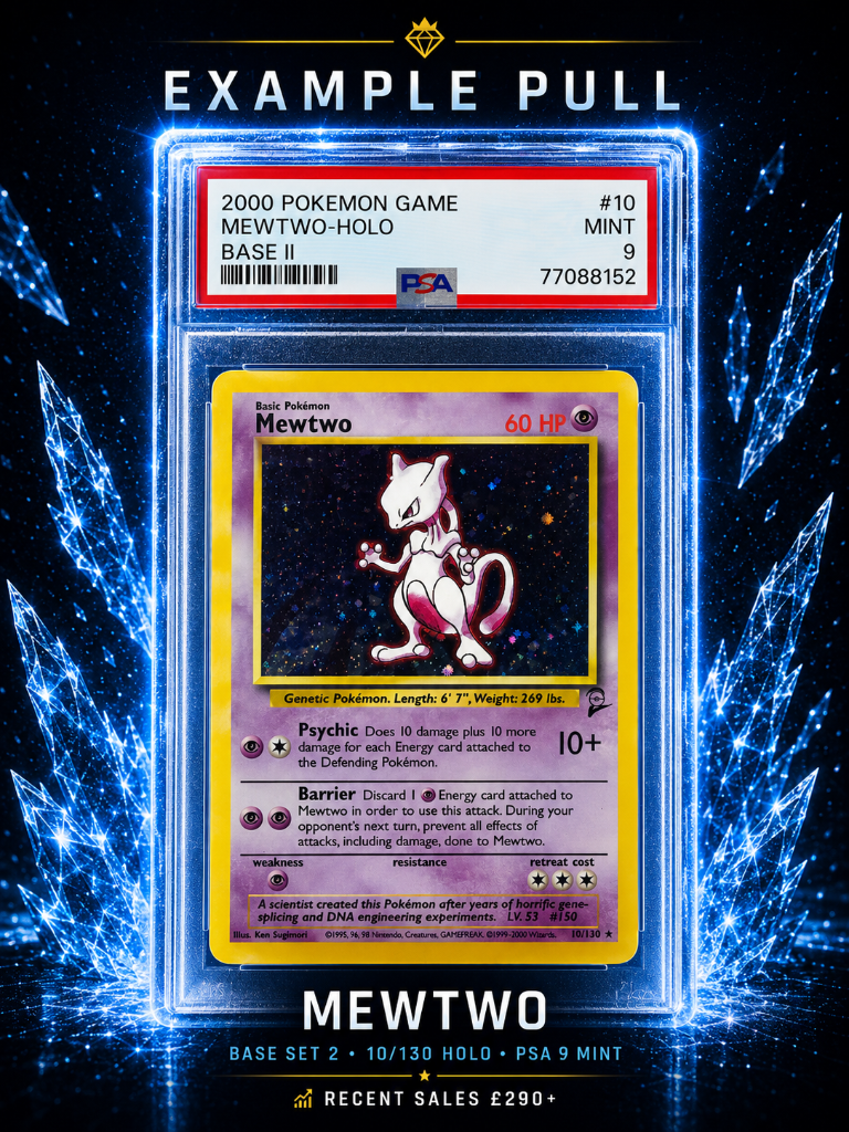 Example PSA PSA 9 graded card