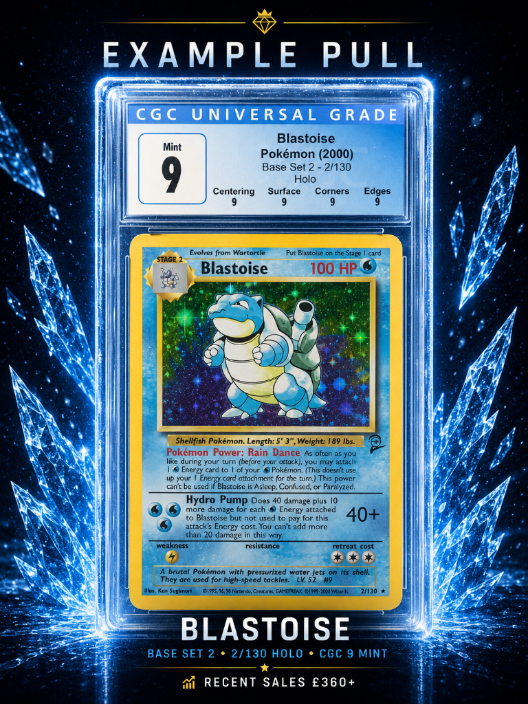 Example CGC CGC 9 graded card