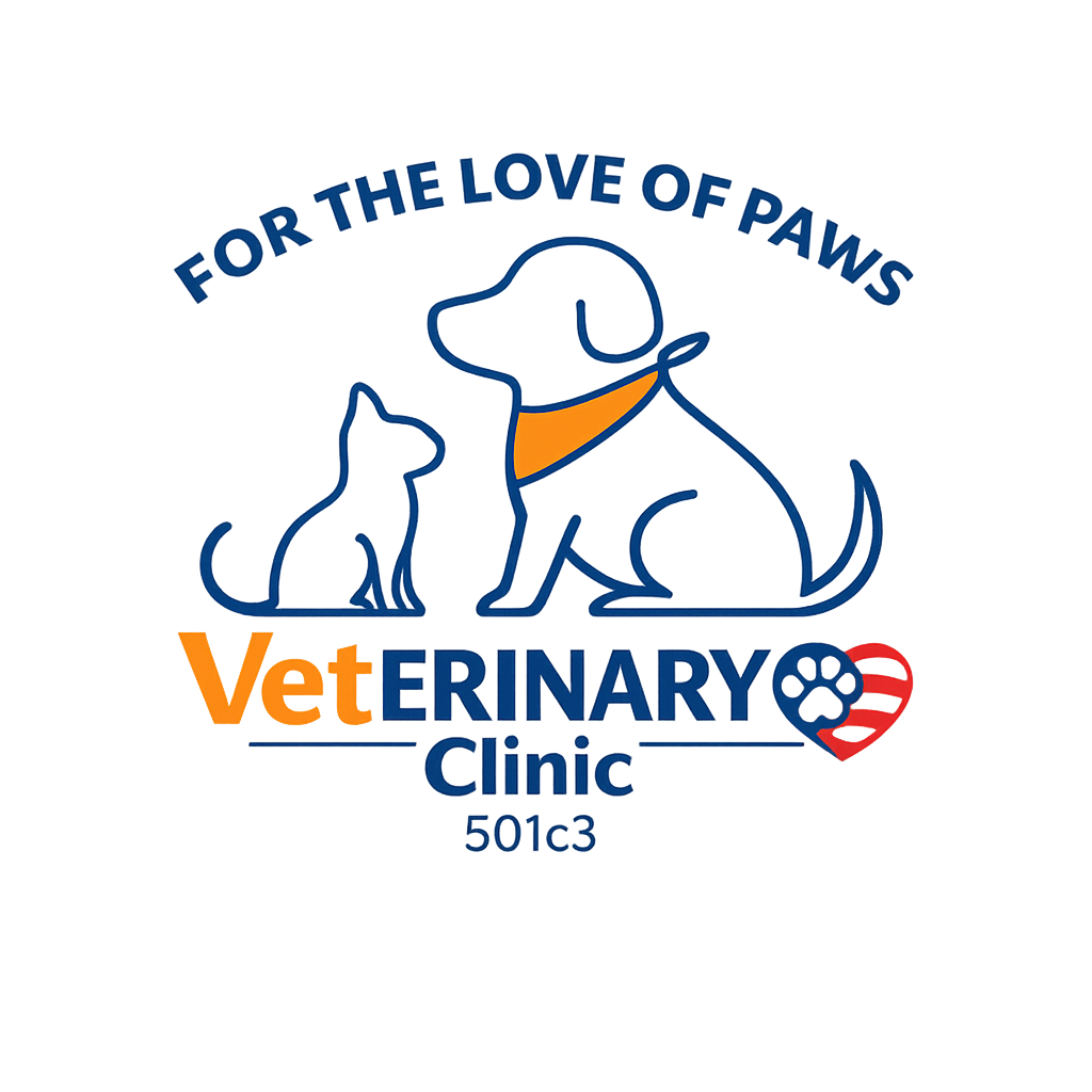 For The Love of Paws Veterinary Clinic logo