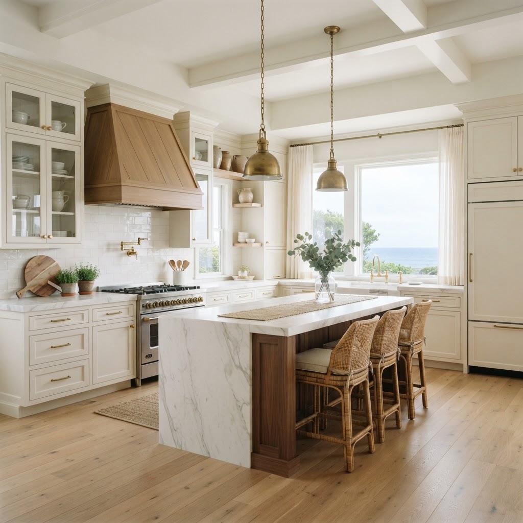 Case Study: Inset Cabinetry and a Continuous Cornice on Lake Norman