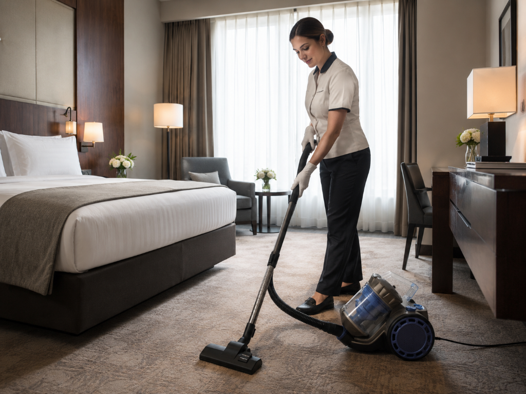 CJ1150 bagless canister vacuum cleaner Hotel