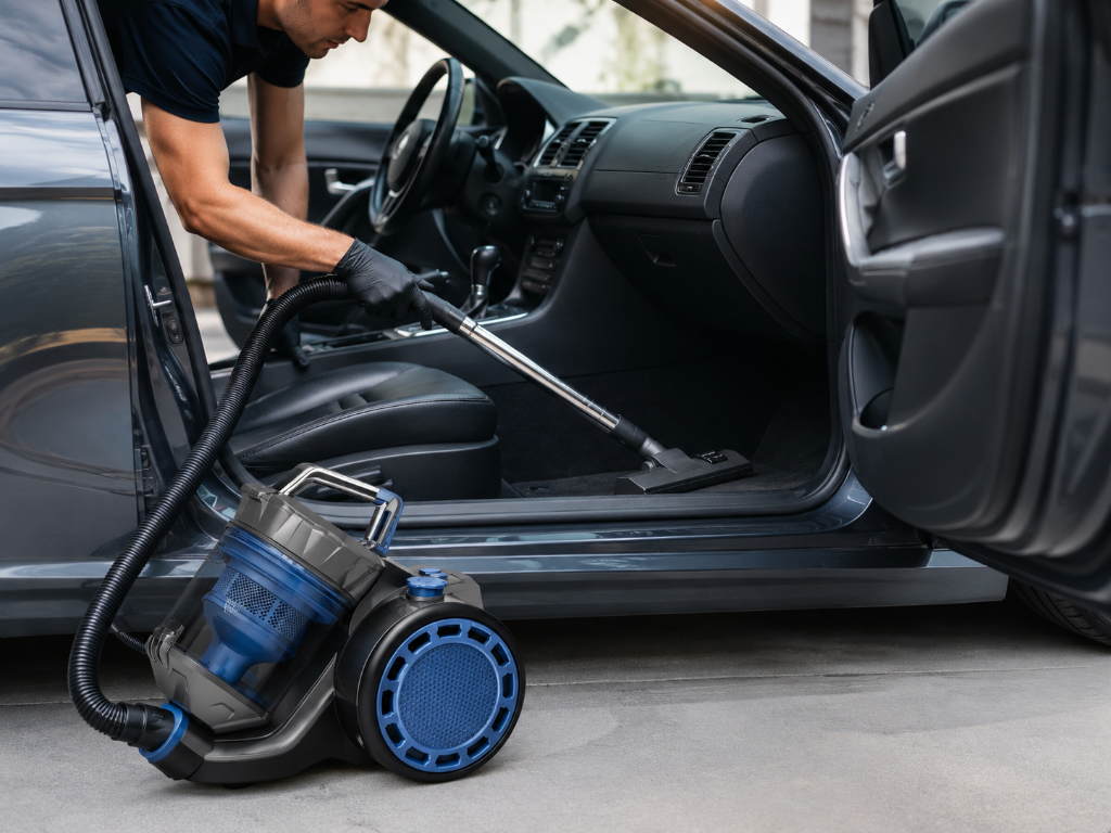 CJ1150 bagless canister vacuum cleaner Car Interior