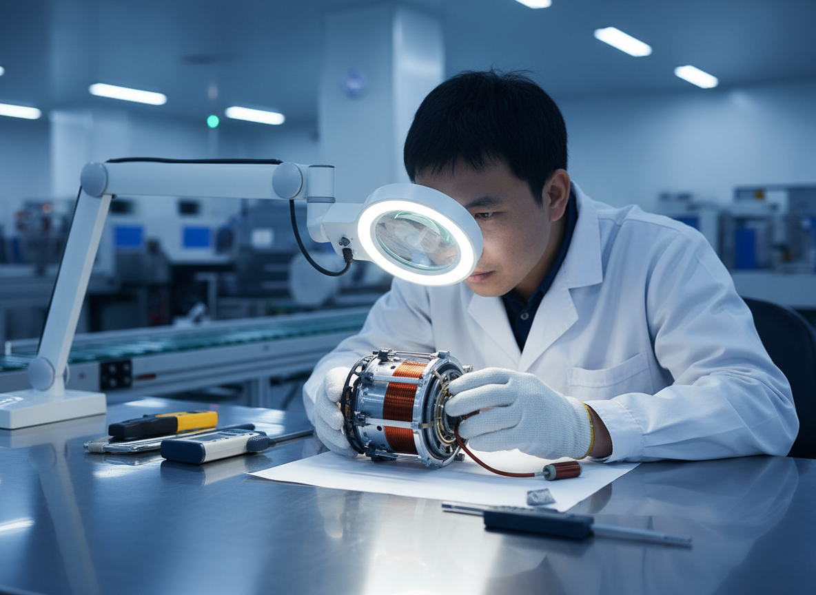 Quality control inspection at Chunjie