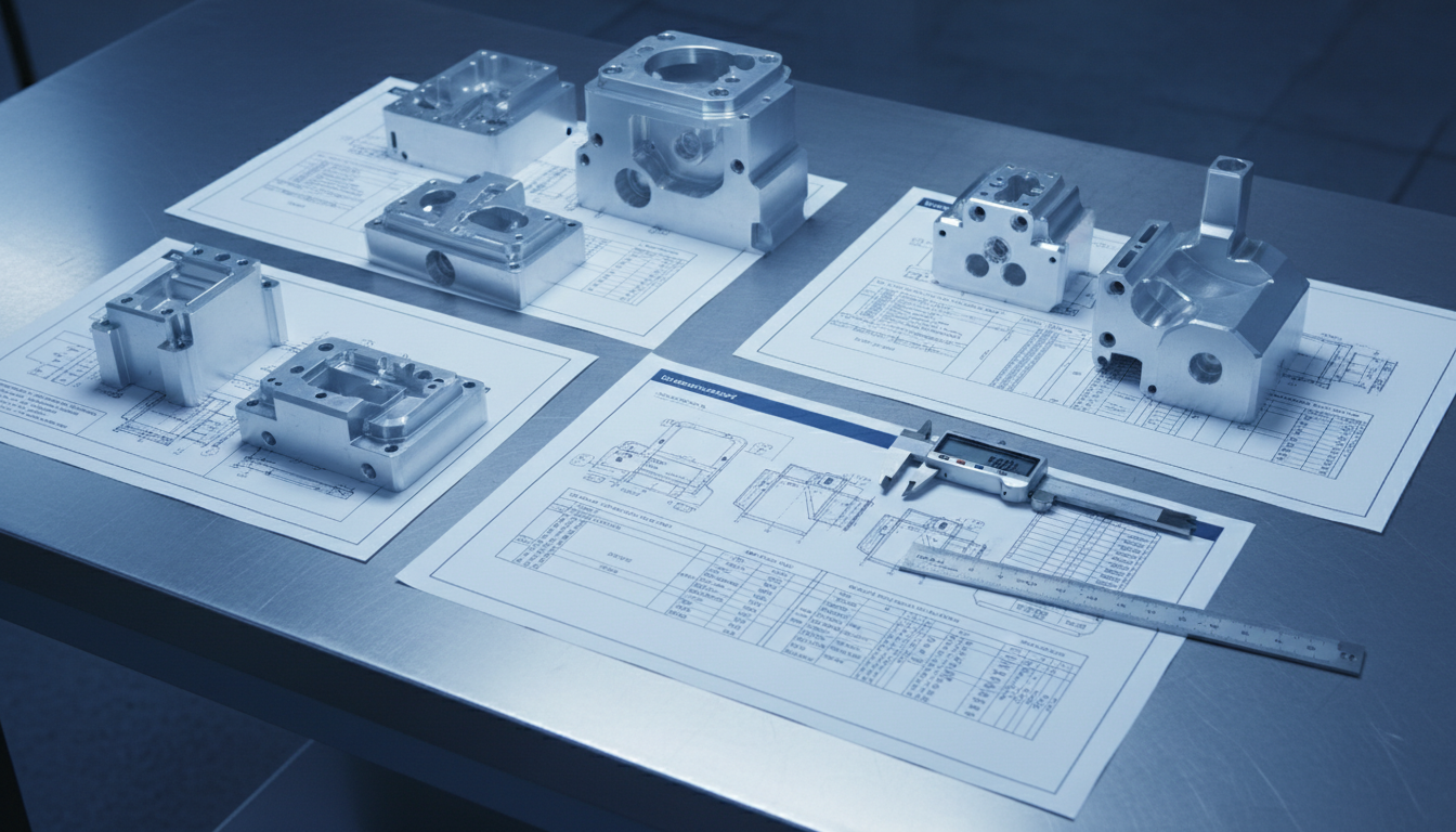 Engineering blueprints and technical review