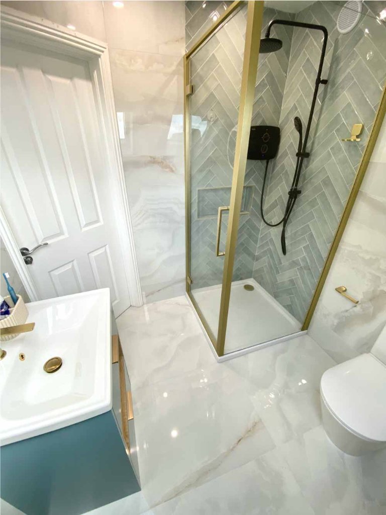 Sage Green Ensuite