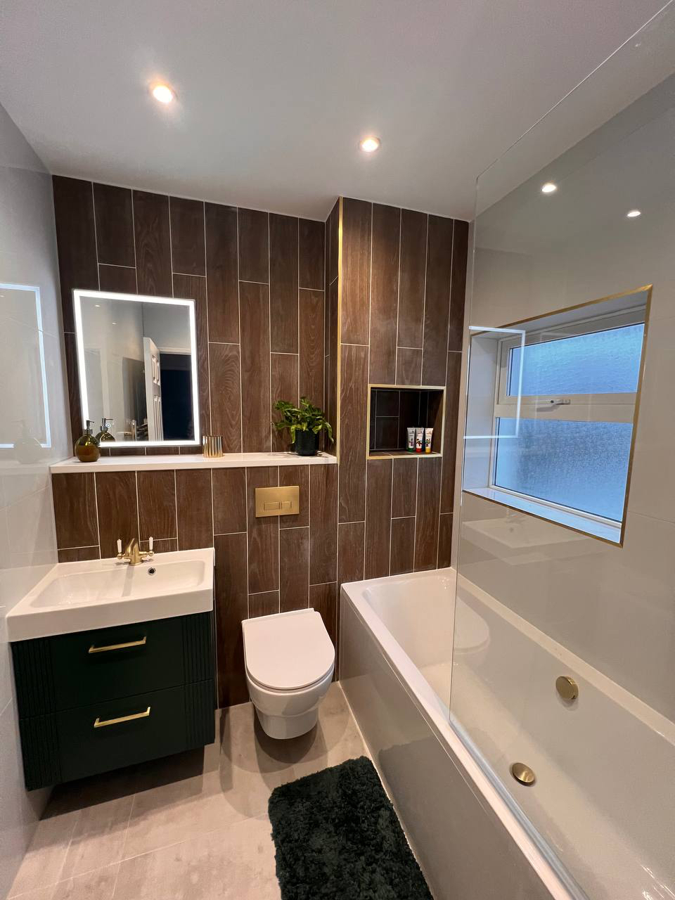 Ensuite Renovation completed bathroom renovation by Calico Joinery in Edinburgh