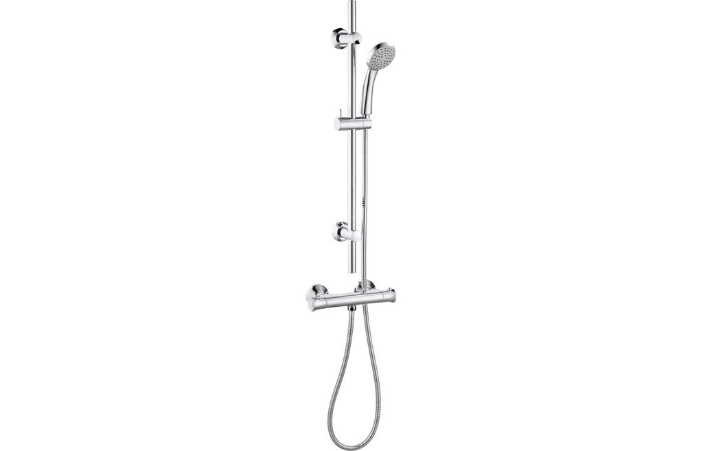 Round Chrome Shower Kit