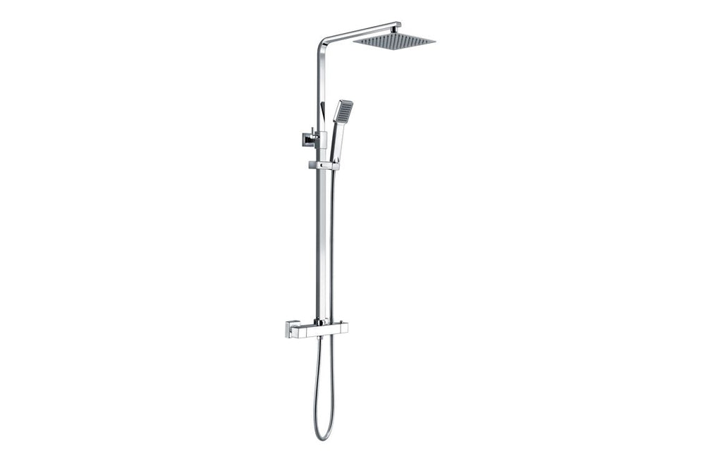 Square Shower Column with Overhead
