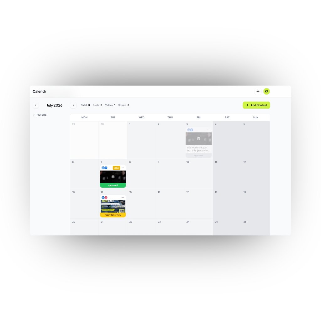Visual calendar