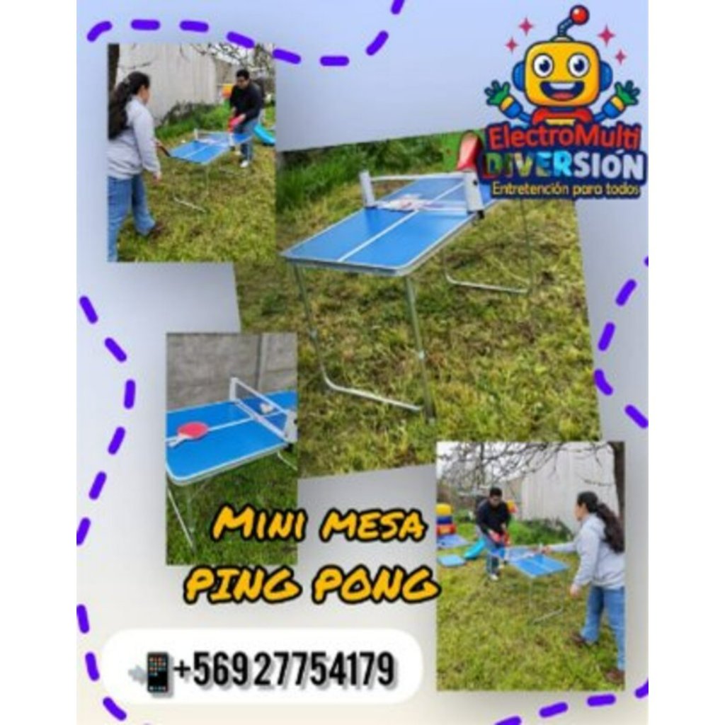 Arriendo de Mini Mesa Ping Pong para fiestas y eventos