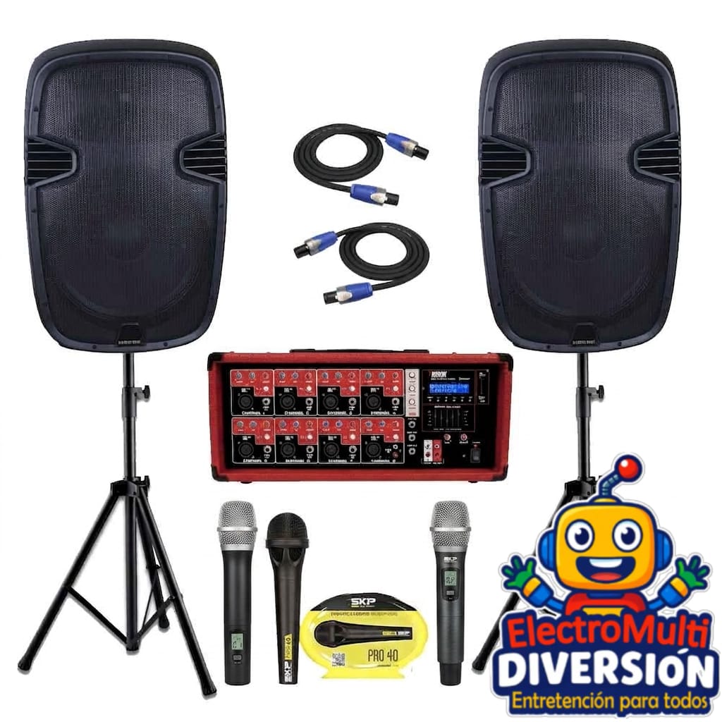 Arriendo de Pack Amplificación Profesional para fiestas y eventos