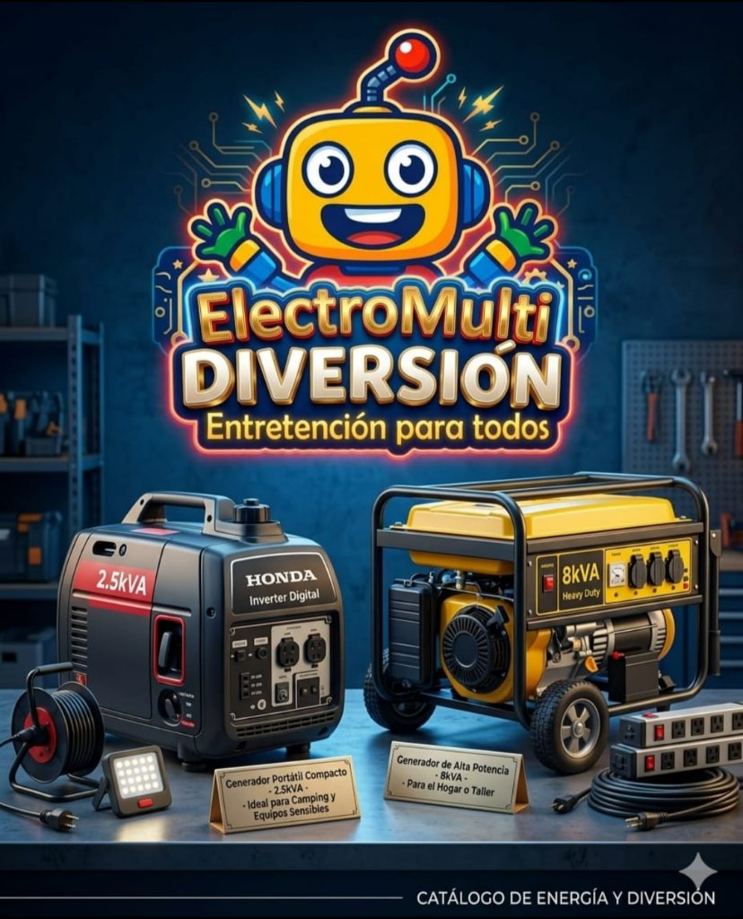 Arriendo de Generadores de Energía para fiestas y eventos