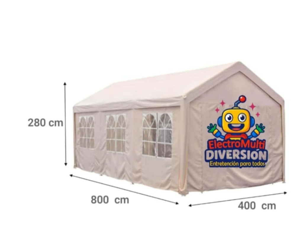 Arriendo de Carpa 4×8 mt para fiestas y eventos