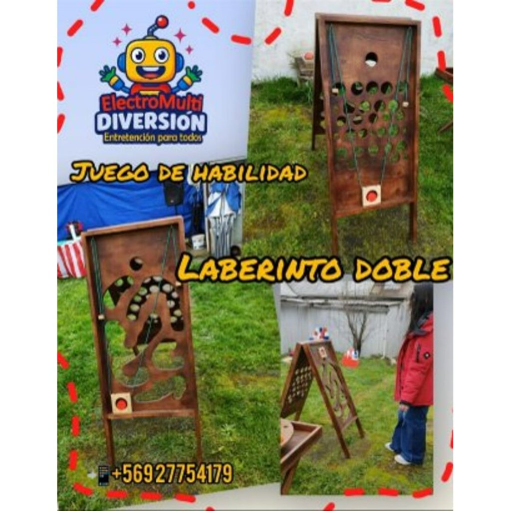 Arriendo de Laberinto Doble para fiestas y eventos