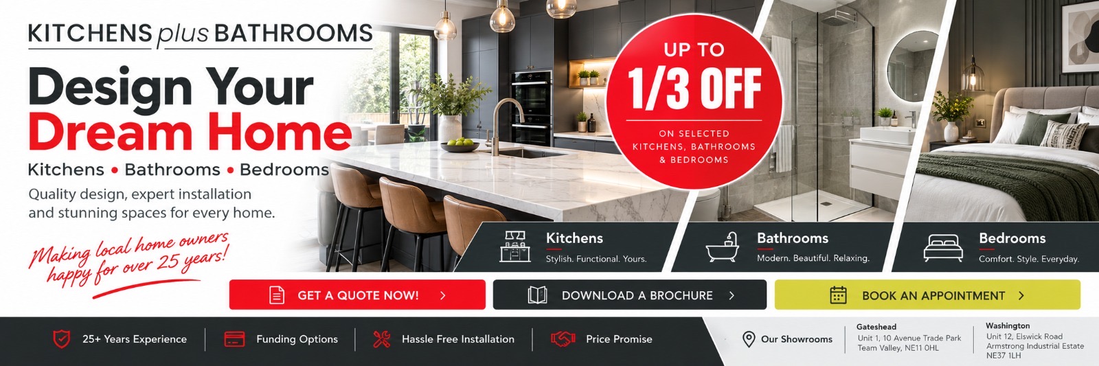 Kitchens plus Bathrooms
