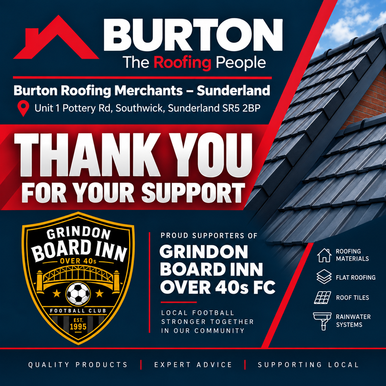 Burton Roofing Merchants β Sunderland