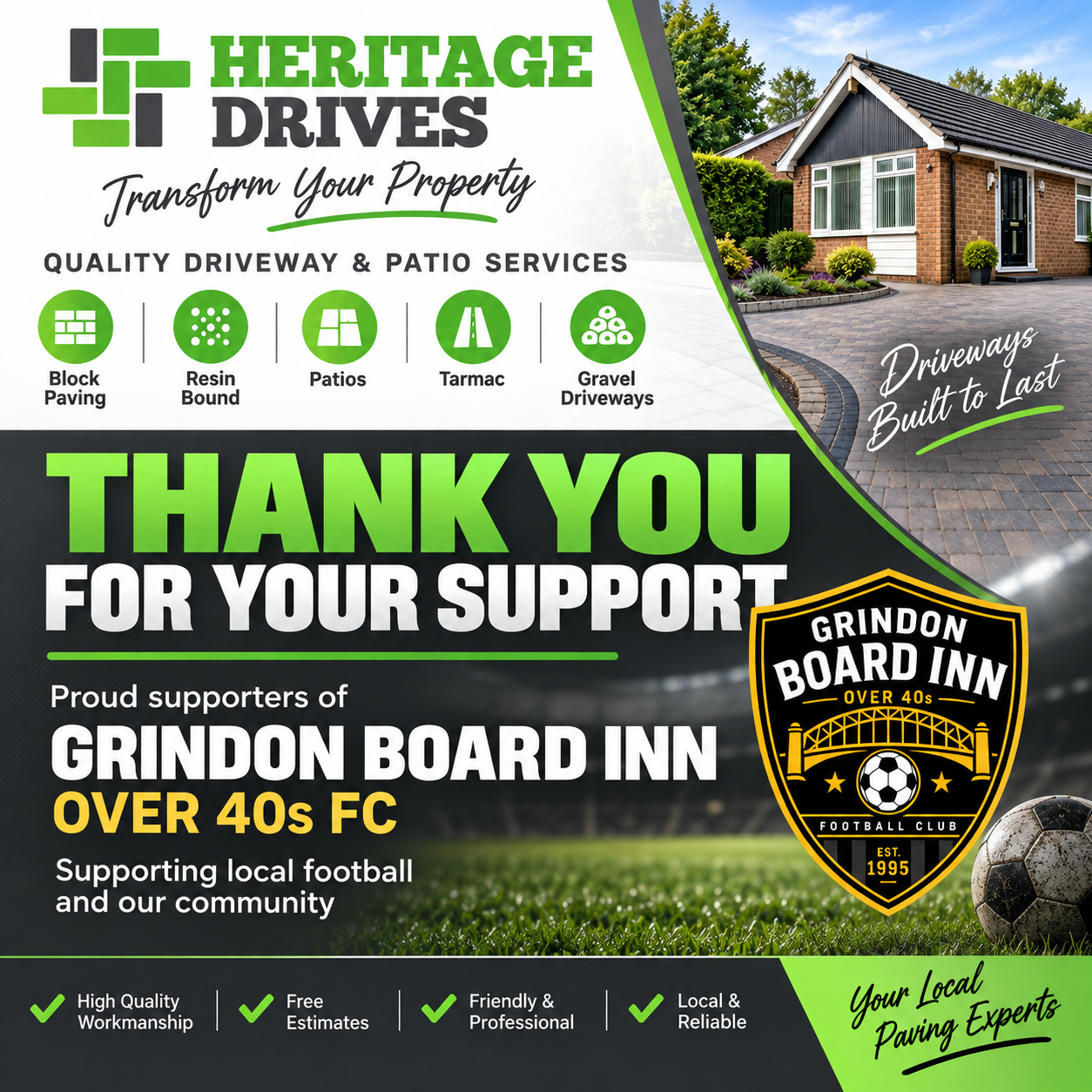 Thank you — Heritage Drives