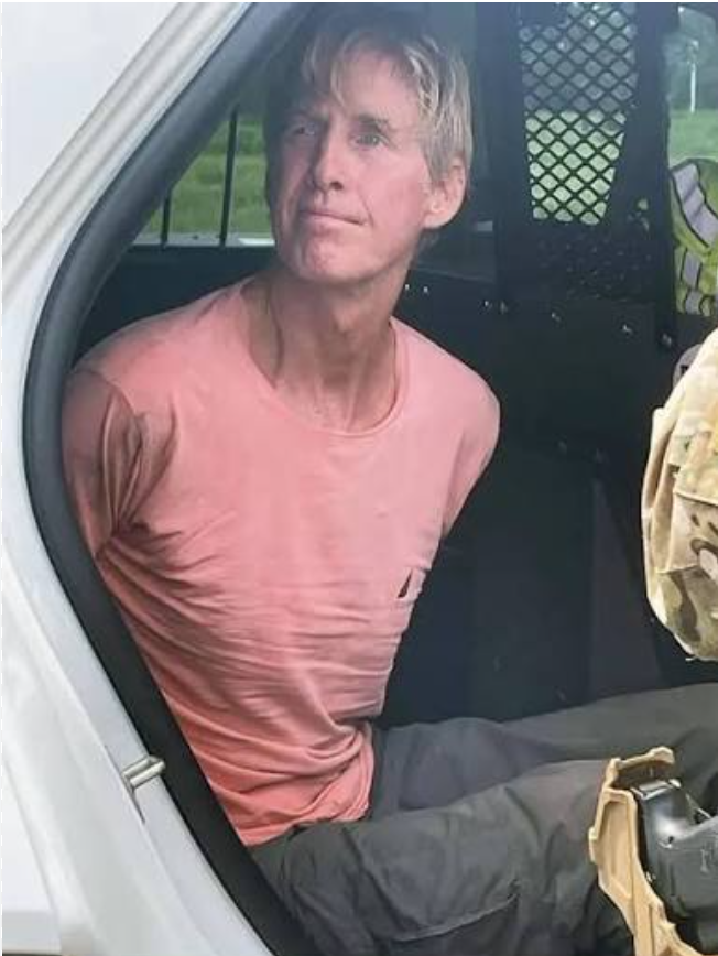 Ryan Wesley Routh in police vehicle