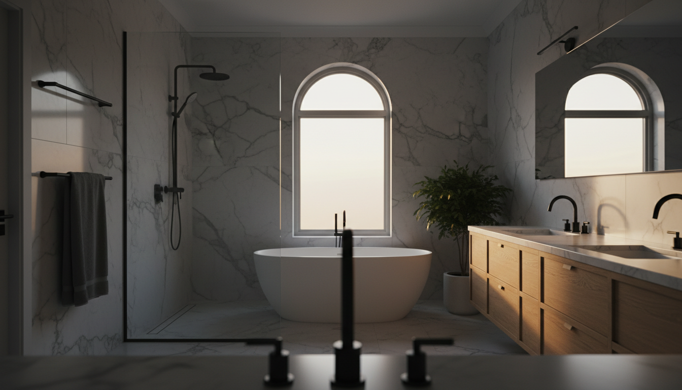 Luxury bathroom remodel